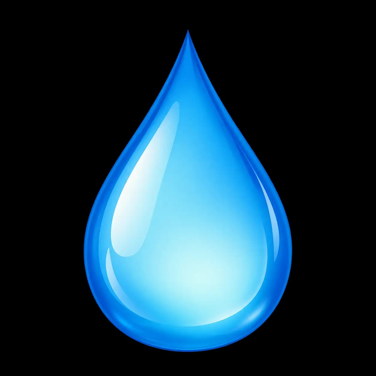 Water droplet representing drinking and urination changes
